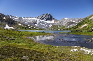 Blue Aster Lake and Warrior Rocky Mountain Peak, Kananaskis Country