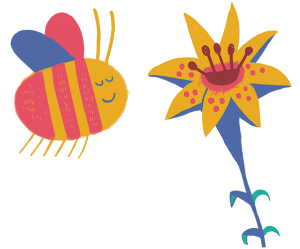 NK-Bee and Flower