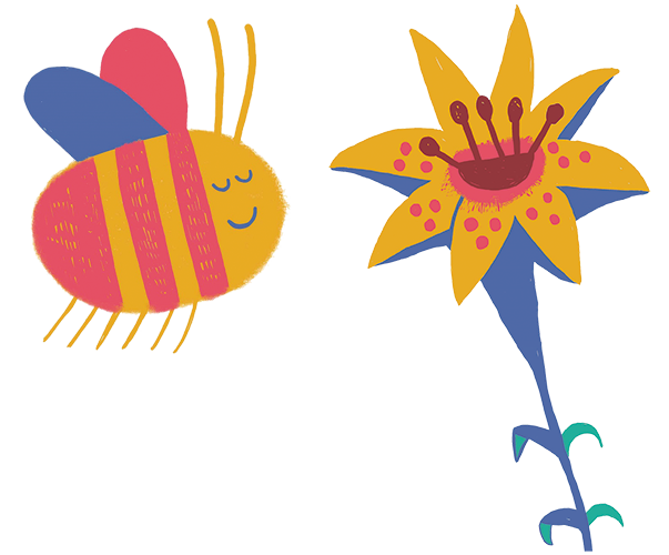 NK-Bee and Flower
