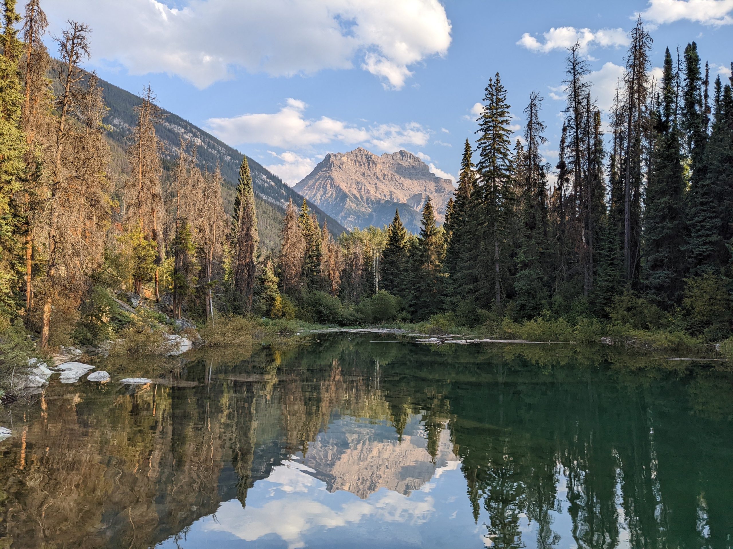 Picture-perfect landscapes, such as the view at Horseshoe Lake in Jasper National Park, remain pristine when visitors take care to leave no trace. SARA LORENZ