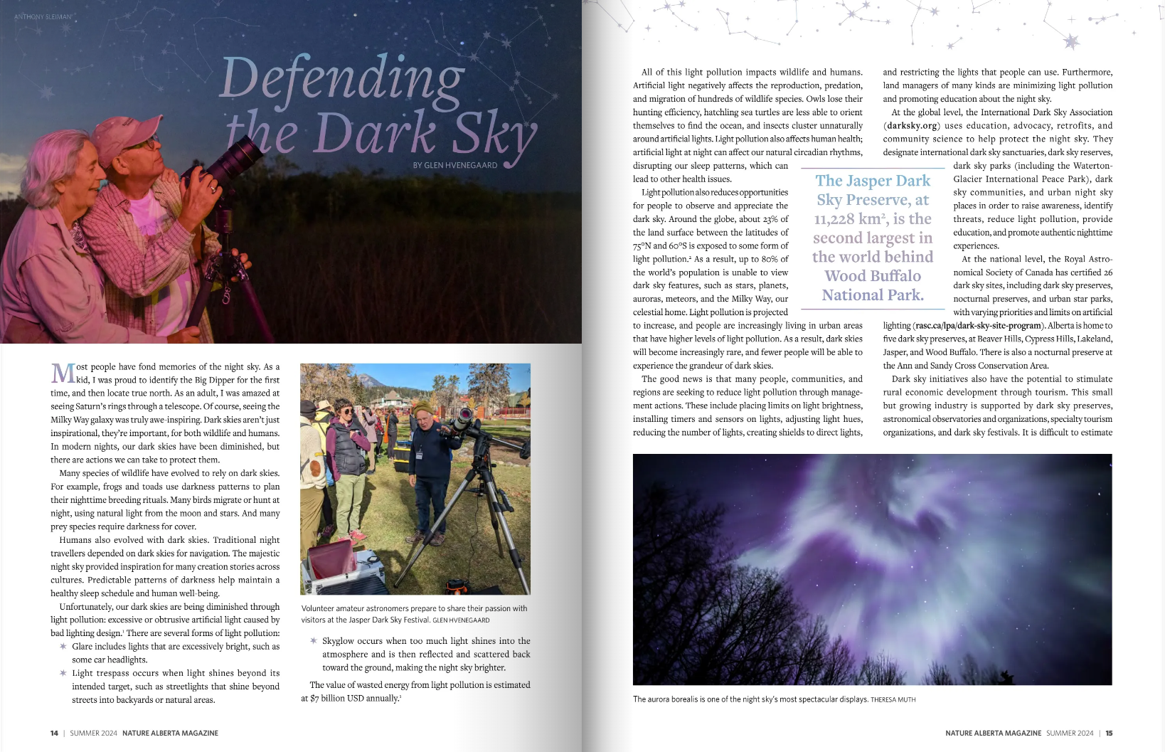 Defending the Dark Sky Article